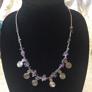 Moroccan necklace with Amethyst